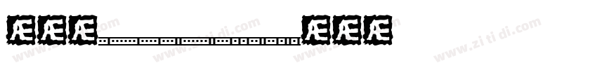 锋正黑 B01S字体转换